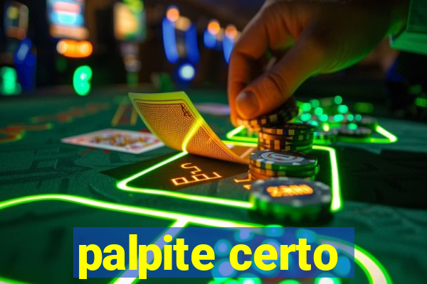 palpite certo