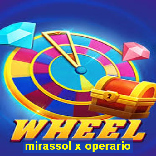 mirassol x operario