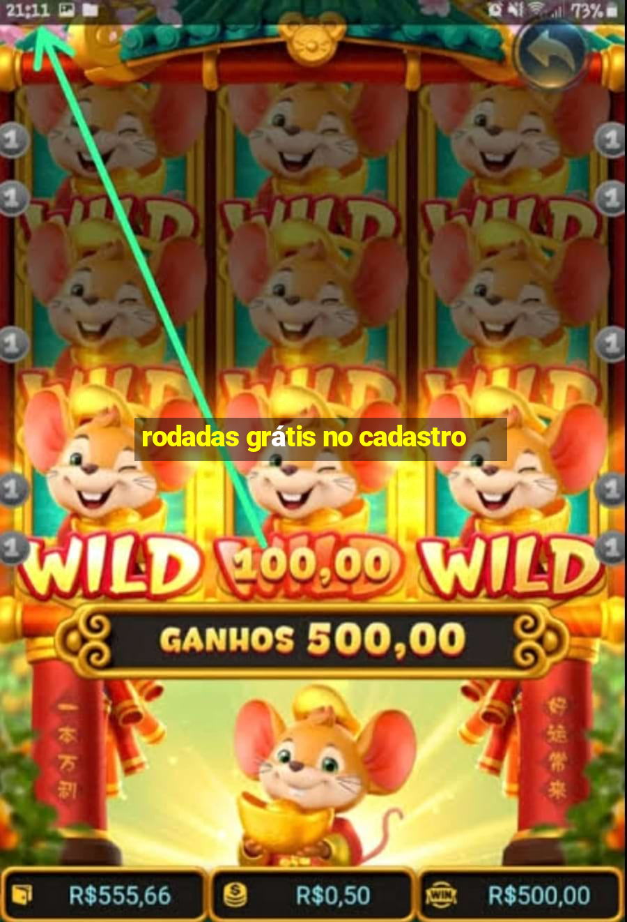 rodadas grátis no cadastro