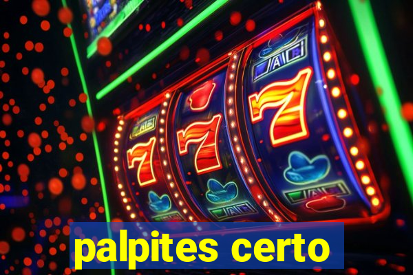 palpites certo