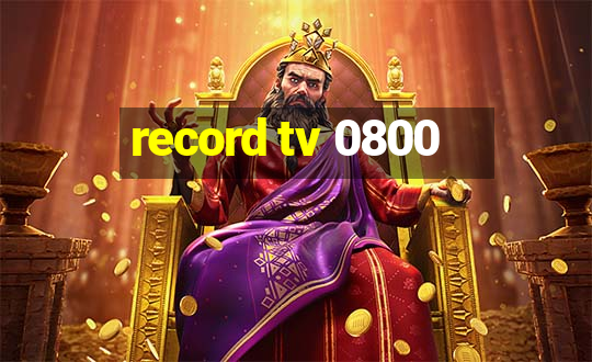 record tv 0800