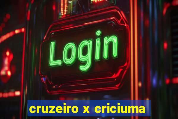 cruzeiro x criciuma