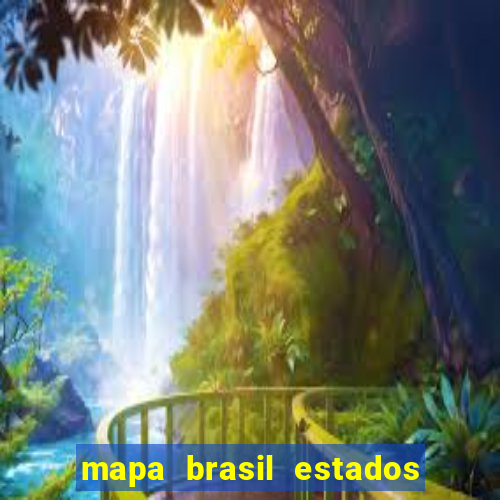 mapa brasil estados e capitais